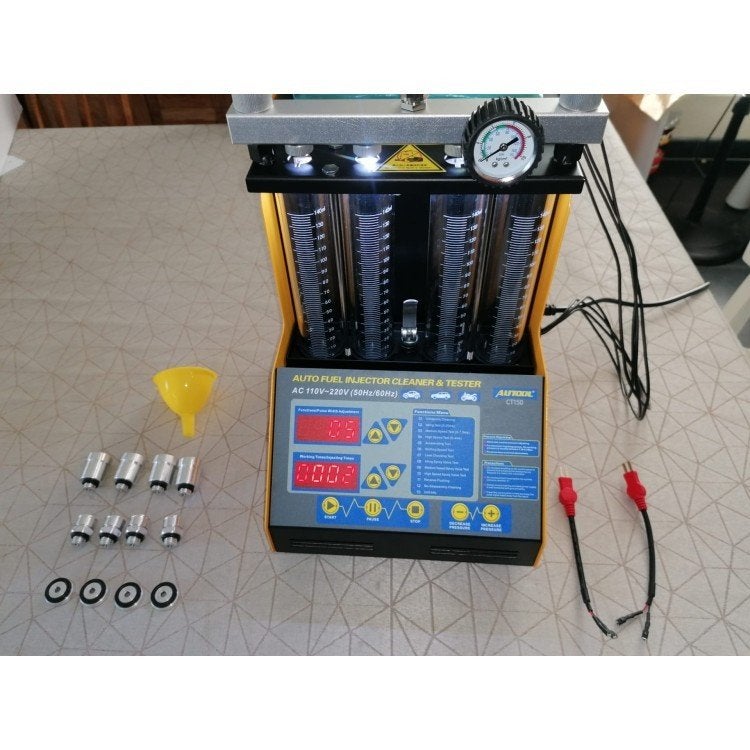 AUTOOL Injector tester en ultrasoon bad voor 4 injectoren, Ophalen of Verzenden, Nieuw