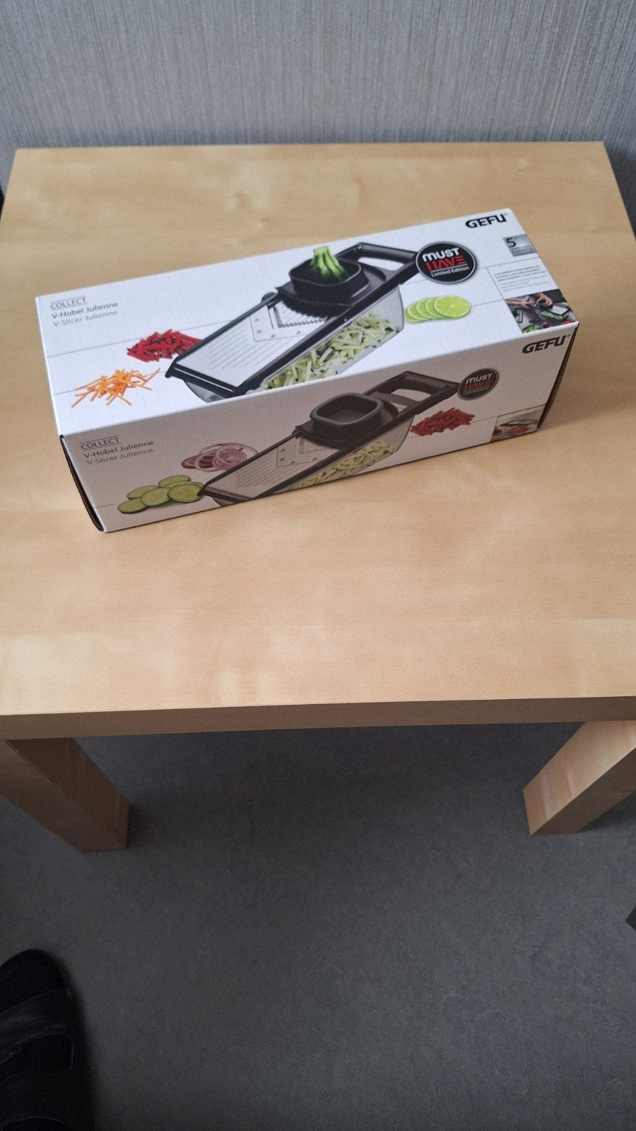 GEFU COLLECT V-Hobel Julienne V-Slicer Julienne, Overige typen, Kunststof, Nieuw, Ophalen of Verzenden