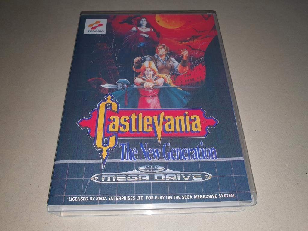 Castlevania The New Generation Sega Mega Drive Game Case, Avontuur en Actie, Verzenden, 1 speler, Zo goed als nieuw