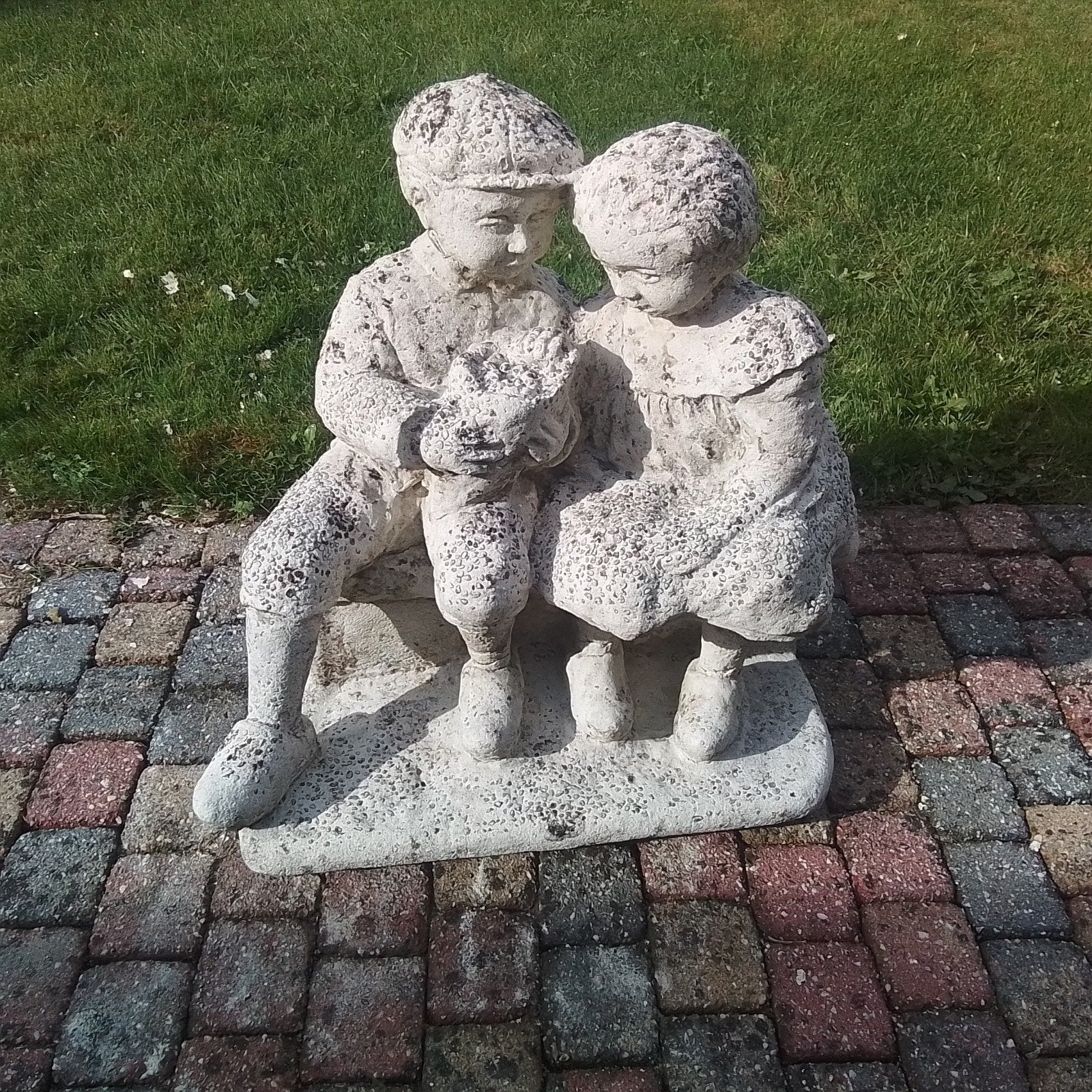 Tuinbeeld Ot en Sien, Tuin en Terras, Ophalen, Steen, Gebruikt, Stoelenco@hotmail.com