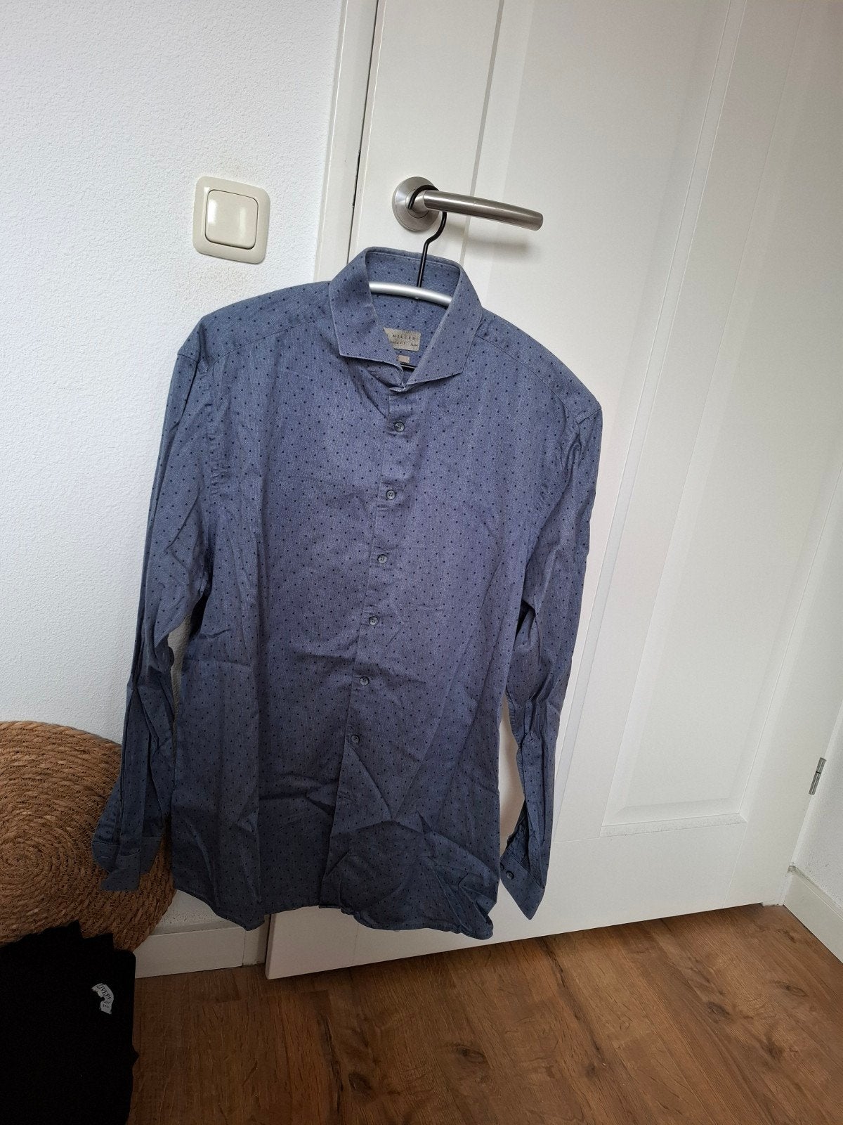 John Miller Tailored Fit overhemd XL44, Zo goed als nieuw, Halswijdte 43/44 (XL), John Miller, Verzenden