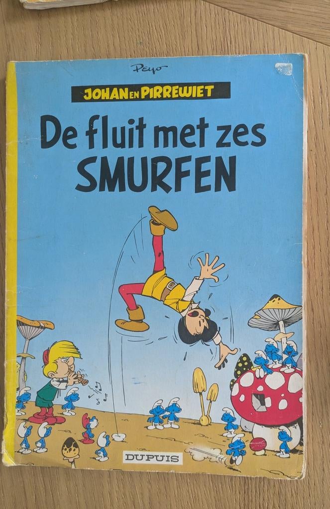Johan en Pirrewiet - De fluit met zes Smurfen, Boeken, Eén stripboek, Ophalen of Verzenden, Gelezen, Peyo
