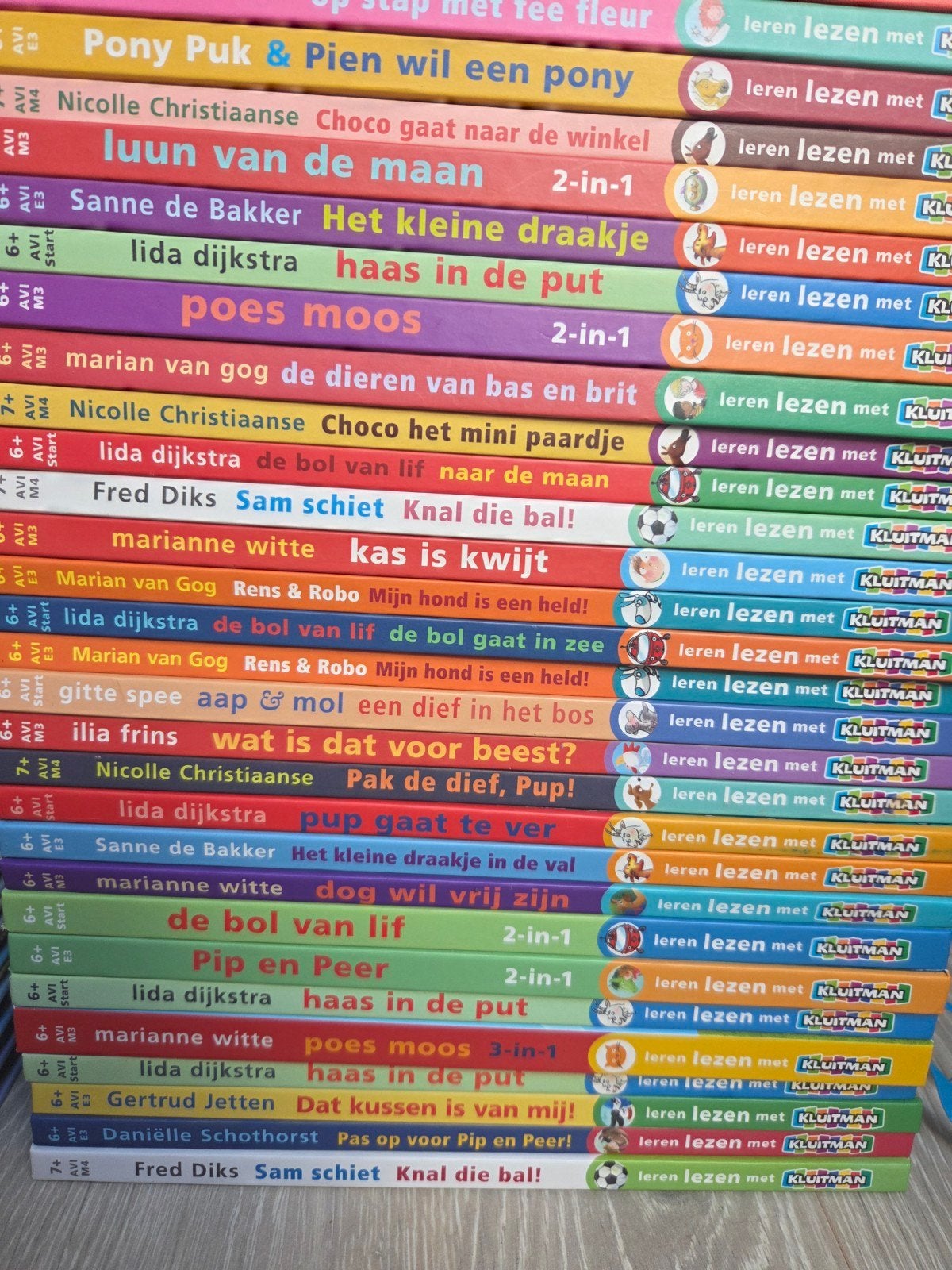 AVI boeken Kluitman - Leren lezen met + Ik hou van lezen, Ophalen of Verzenden, Zo goed als nieuw, Fictie algemeen