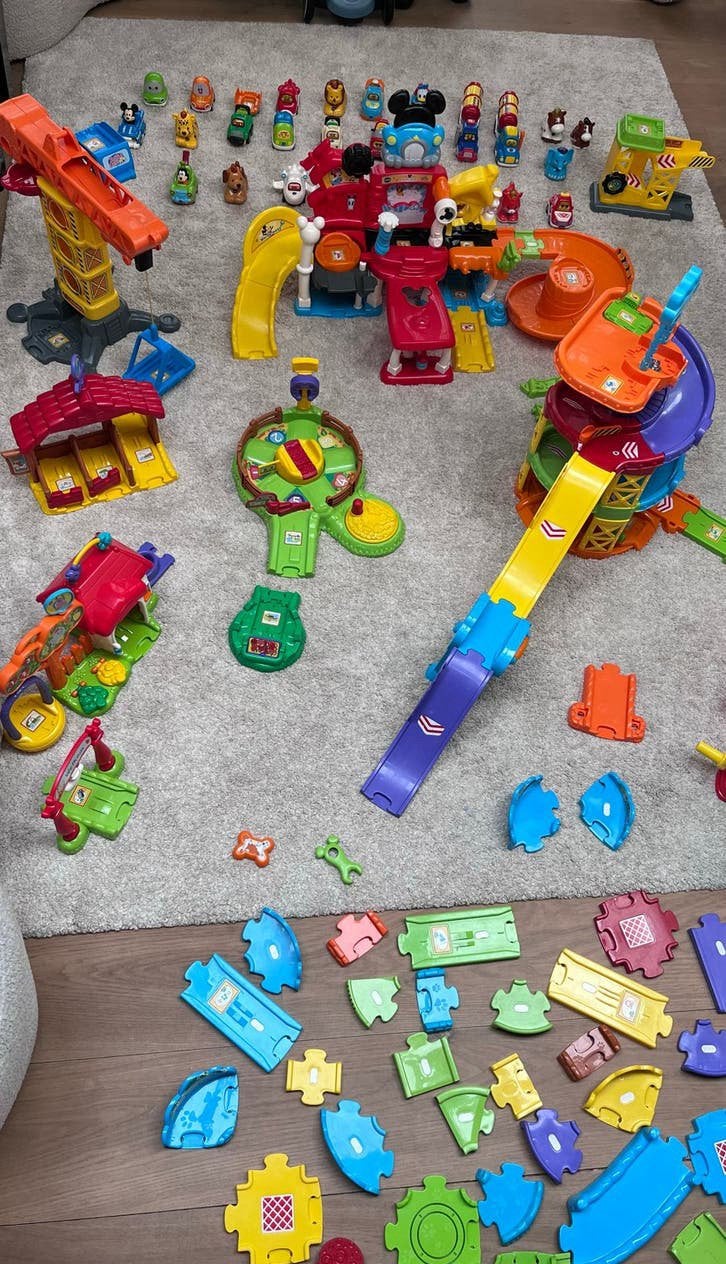 Grote VTech Toet Toet Auto's en Zoef Zoef Dieren collectie, Kinderen en Baby's, Speelgoed | Overig, Ophalen, Gebruikt, Jongen of Meisje