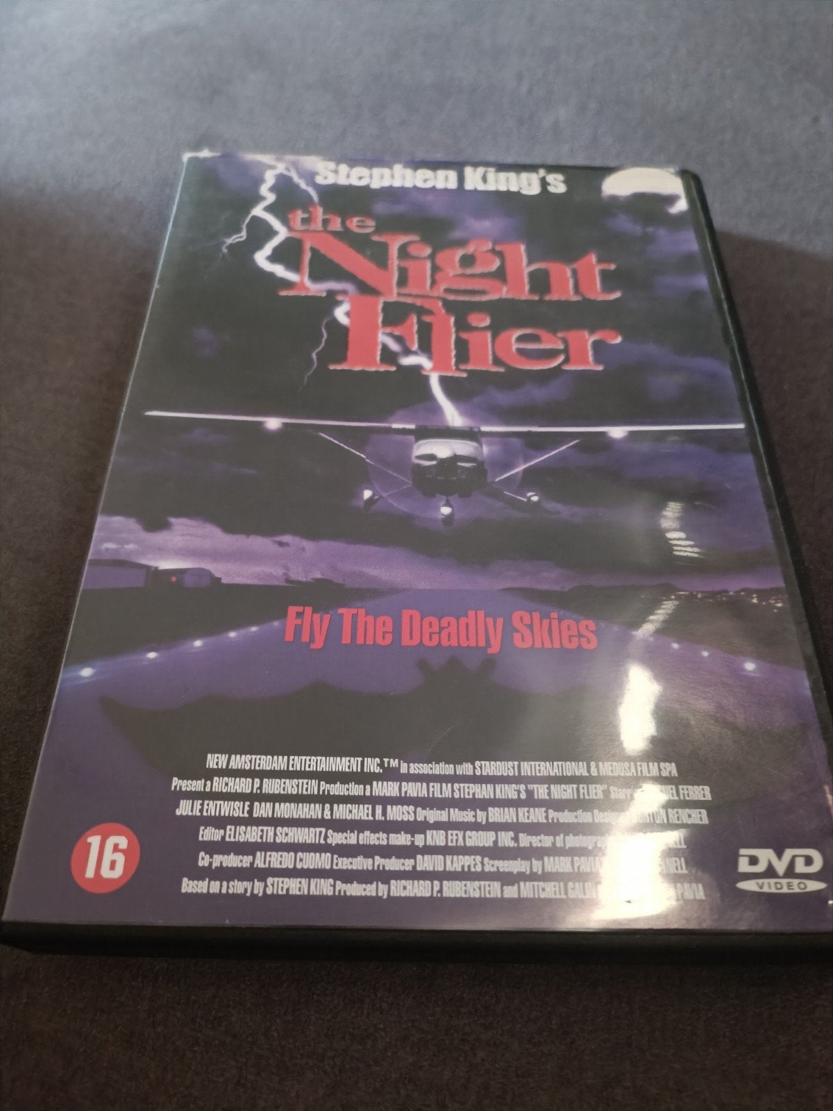 The night Flier - dvd, Cd's en Dvd's, Dvd's | Horror, Alle leeftijden, Ophalen of Verzenden, Zo goed als nieuw, Overige genres