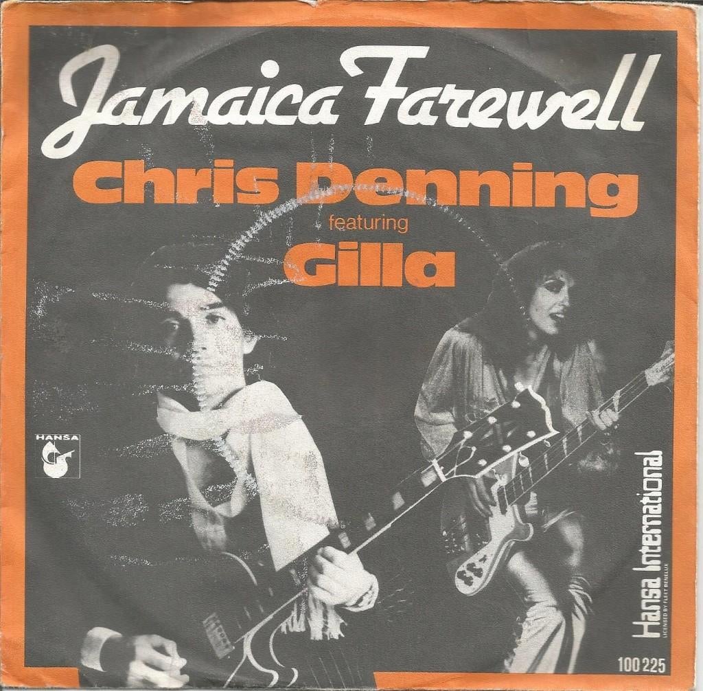Chris Denning Featuring Gilla – Jamaica Farewell (1978), Fotohoes, Ophalen of Verzenden, Gebruikt, Pop