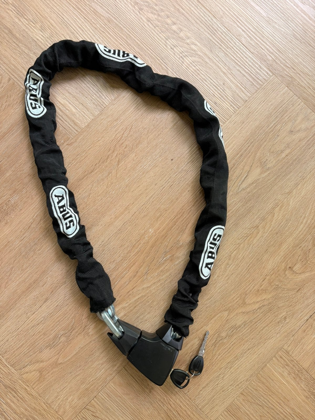 ABUS 8900 Kettingslot - ART2 - Zwart 110 cm, Ophalen of Verzenden, Gebruikt