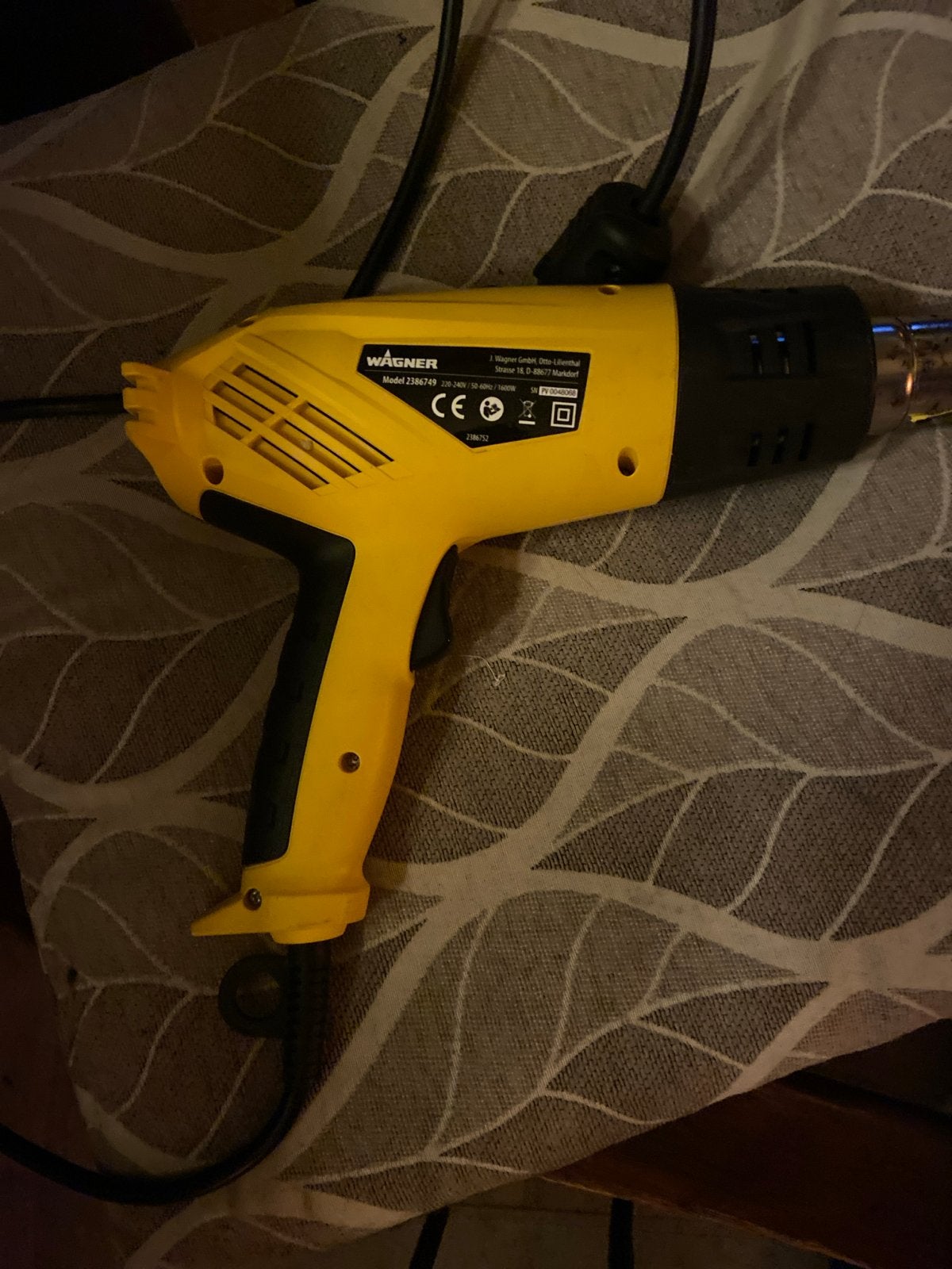 Wagner heteluchtpistool - Model 2366749, Verzenden, Gebruikt, Overige typen, Overige merken