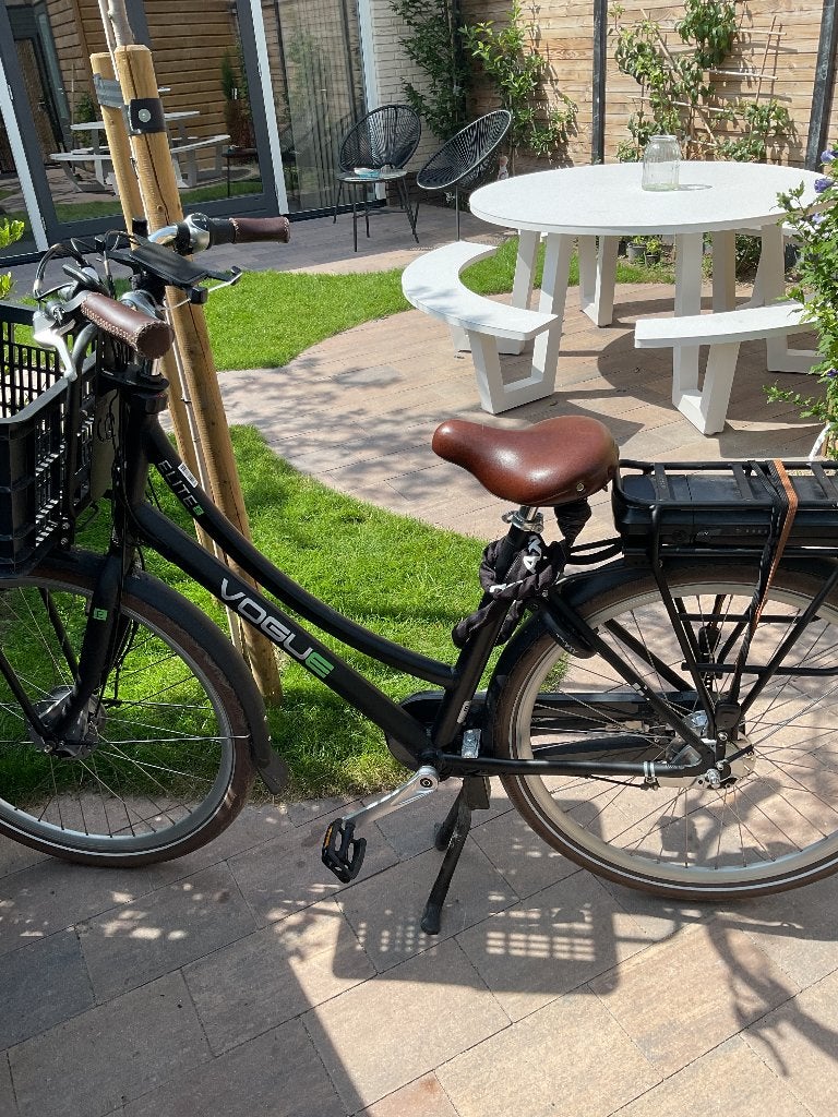 Vogue elite elektrische transportfiets, Gebruikt, 50 km per accu of meer, 55 tot 59 cm, Ophalen