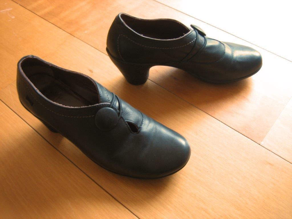 Zeer mooie zwart leren comfortschoen CAMPER 37-F snazzeys, Kleding | Dames, Schoenen, Verzenden, Instappers, Zwart, Nieuw