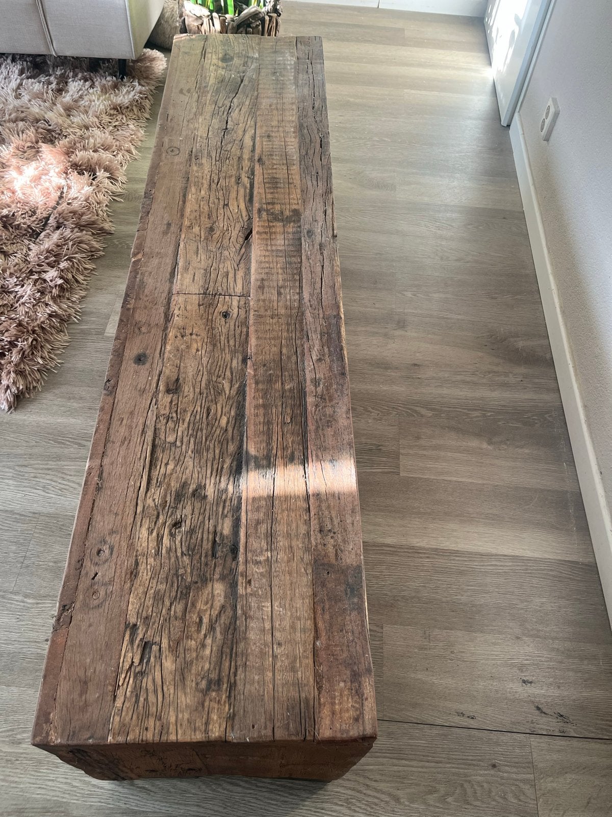 Robuuste TV Kast van Hout - 170x40x45 cm, Ophalen, Gebruikt, 150 tot 200 cm, Minder dan 100 cm
