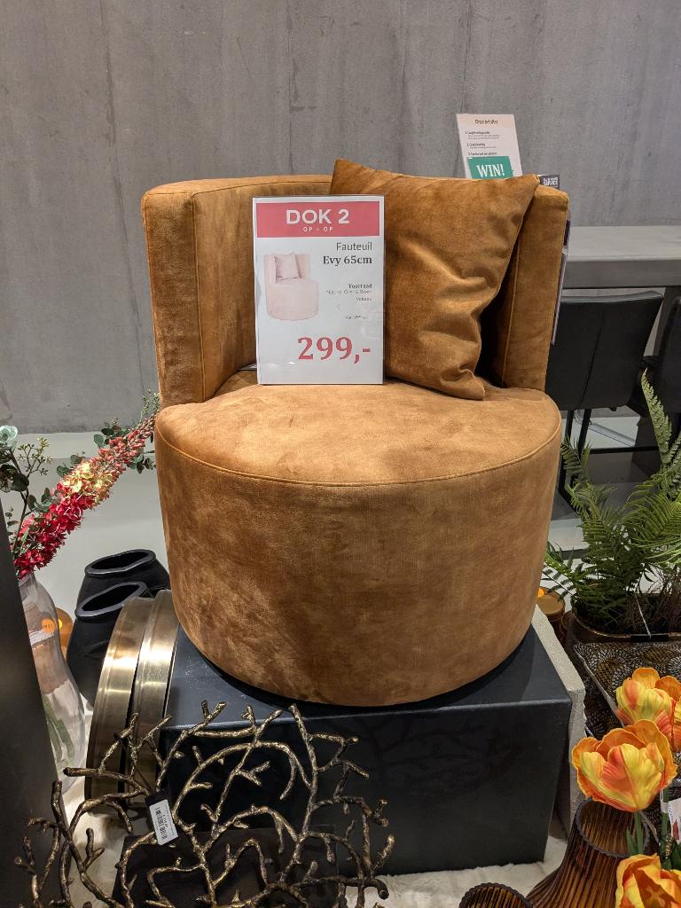 DIVERSEN NIEUWE FAUTEUILS VOOR SPOTPRIJS, Ophalen, MODERN, Nieuw, 75 tot 100 cm