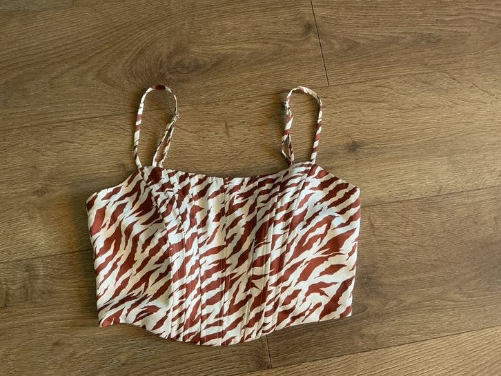 Mooi torselet, korset, bustier Bershka maat M, Bershka, Ophalen of Verzenden, Overige kleuren, Body of Korset