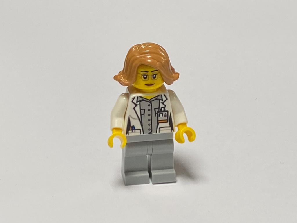 Lego nieuwe Minifiguur cty1035 wetenschapper, botanicus, City, Lego, Nieuw, Ophalen of Verzenden
