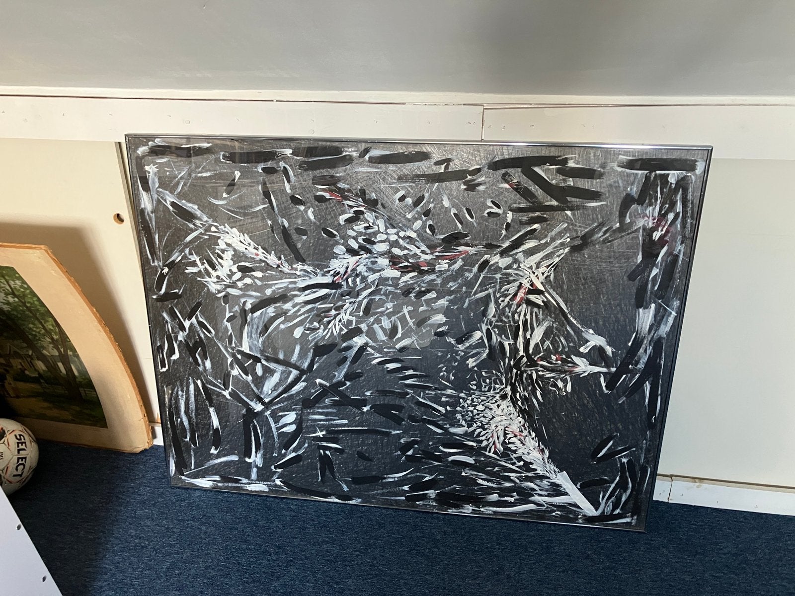 Kunstwerk Gerrit van Wijngaarden. 120 x 90 cm, Antiek en Kunst, Ophalen