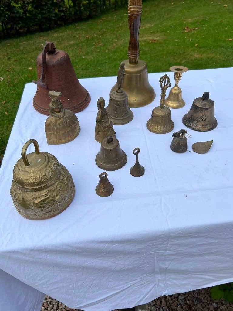 koperen bellen, Antiek en Kunst, Ophalen, Koper