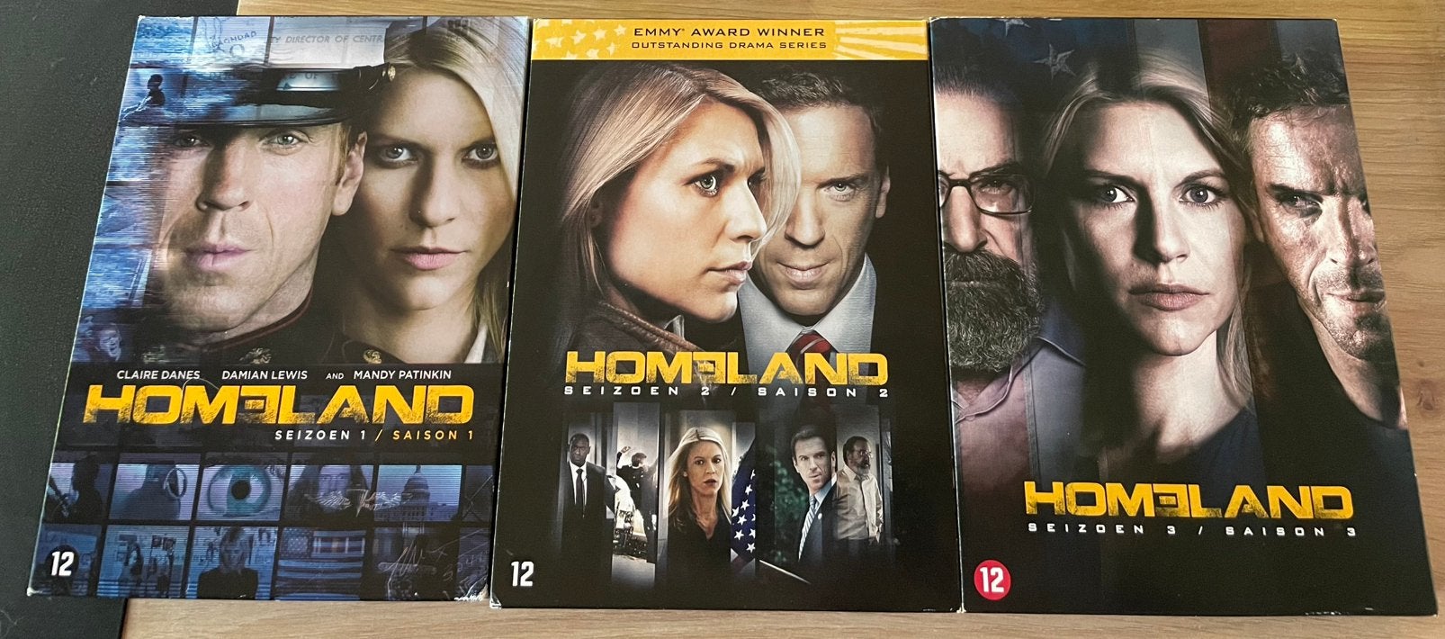Homeland (Seizoen 1 t/m 3), Cd's en Dvd's, Dvd's | Tv en Series, Engels, Ophalen of Verzenden, Zo goed als nieuw, Actie en Avontuur