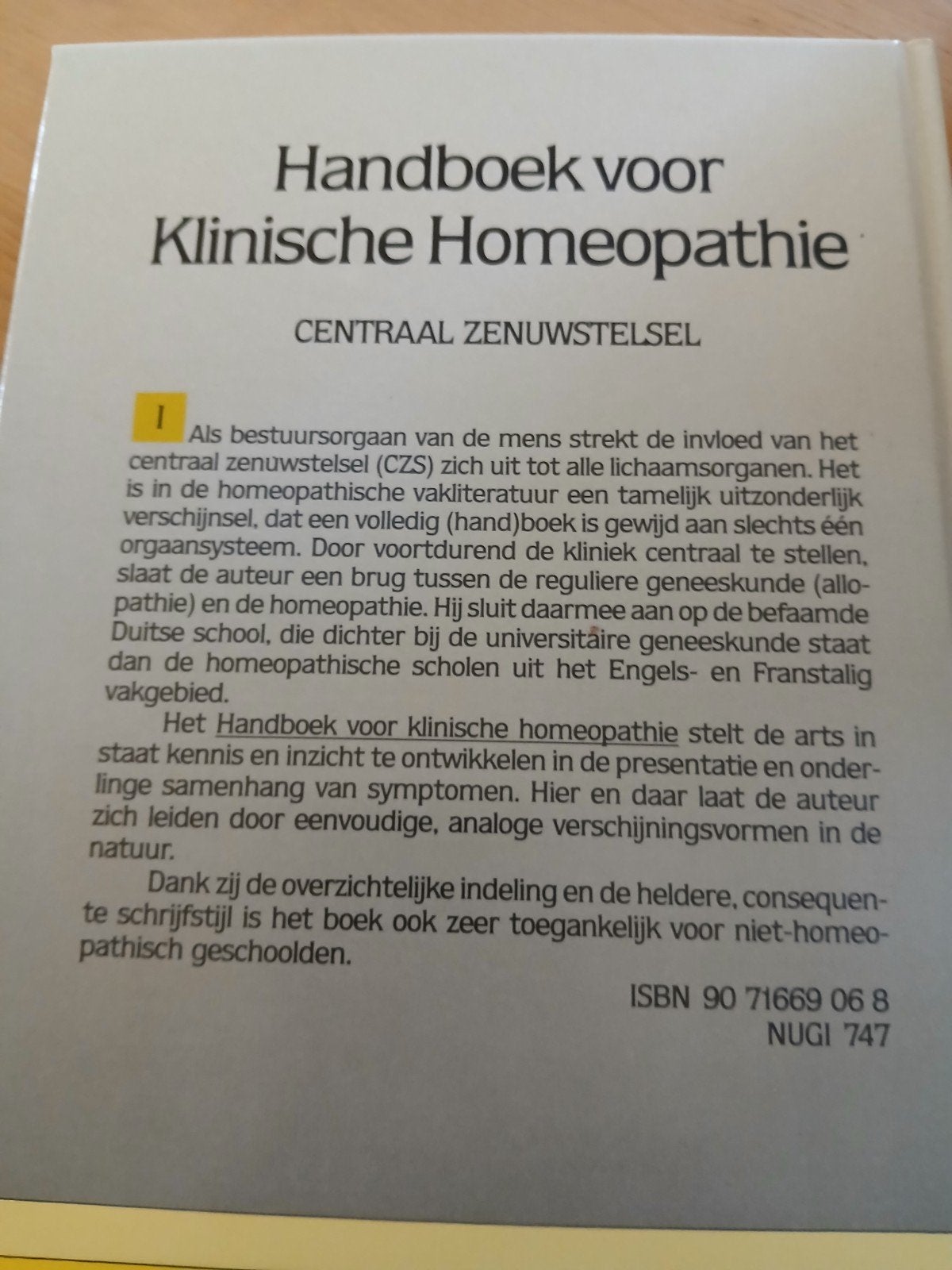 R.B. Nauta. Homeopathie Handboeken., Boeken, Ophalen of Verzenden, Beta, Zo goed als nieuw, WO