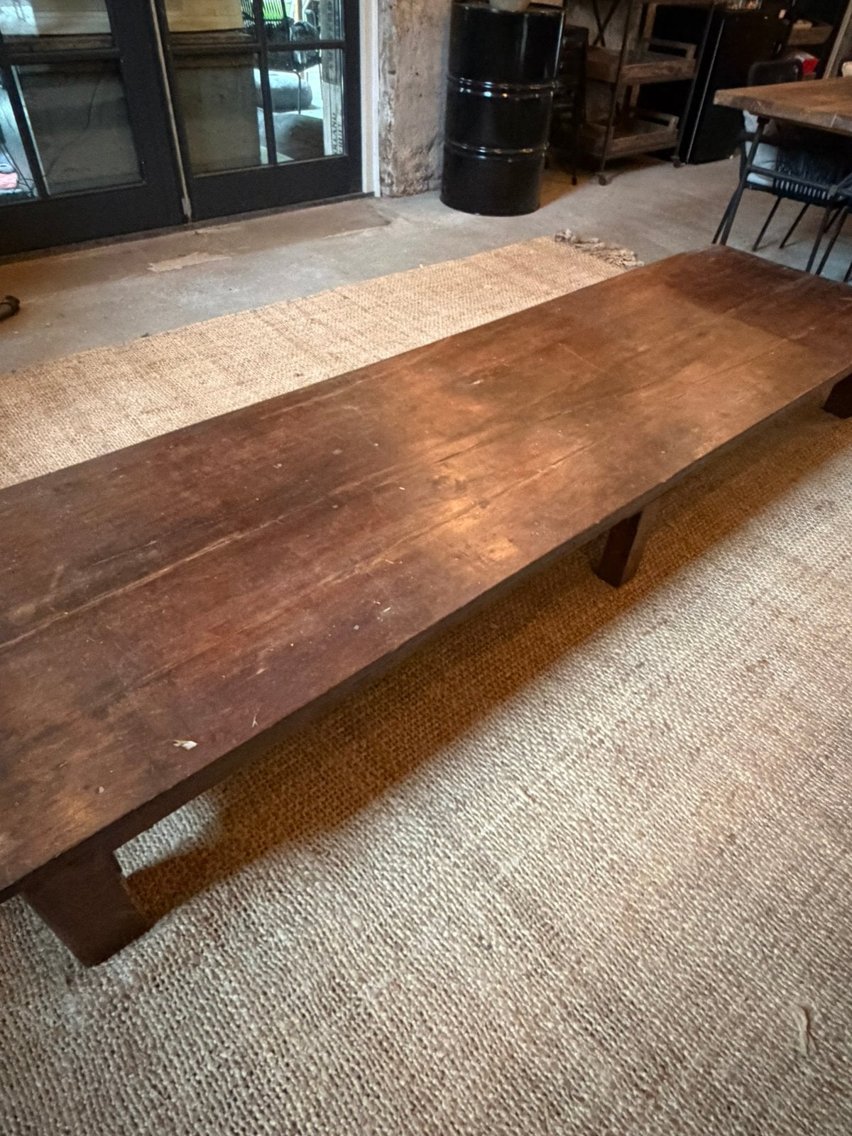 Antieke salontafel 2.72 lang!, Ophalen, Gebruikt, Antiiek, 200 cm of meer