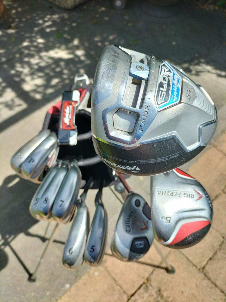 Complete Golfset: TaylorMade, Callaway, St. George met tas, Ophalen, Gebruikt, Set, Callaway