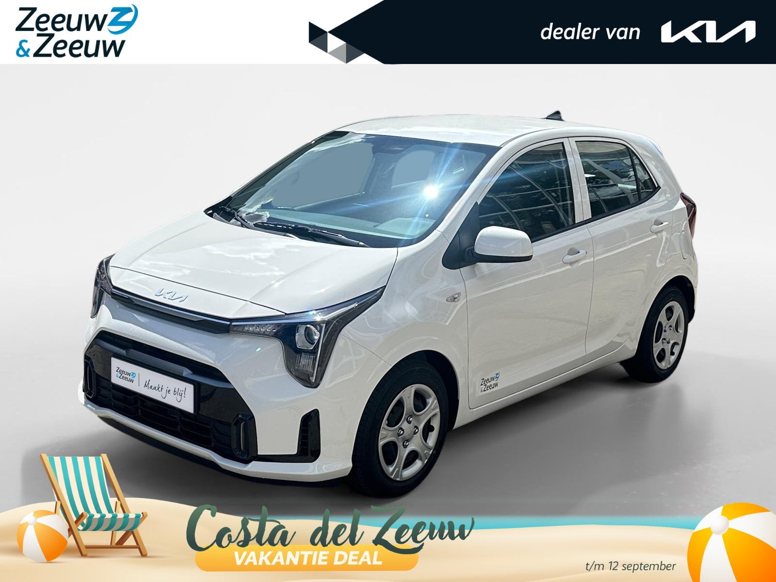 Kia Picanto 1.0 GDi DynamicLine Achteruitrij camera | Naviga, 12 maanden, Stof, Origineel Nederlands, Bedrijf