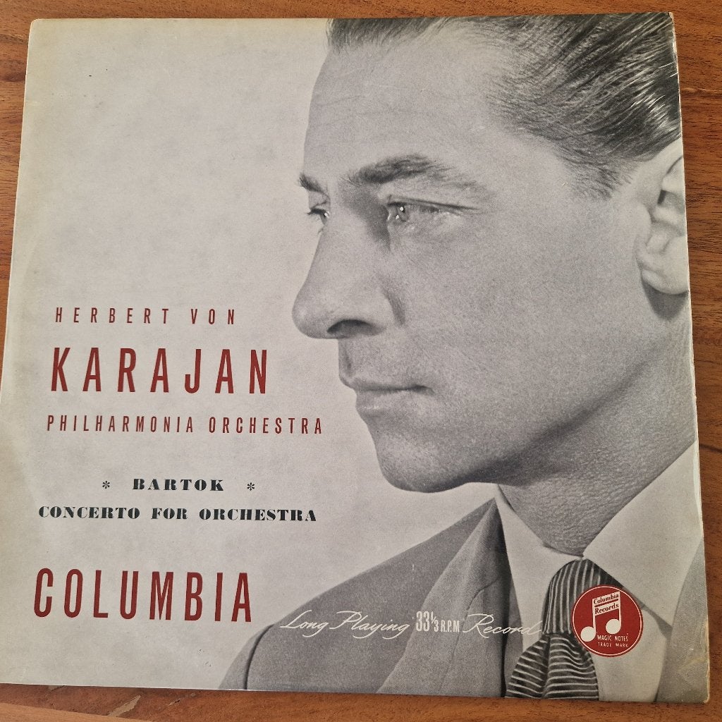 Bartok: Concerto for Orchestra - Karajan (Columbia 33CX), Cd's en Dvd's, Vinyl | Klassiek, LP, Gebruikt, Overige componisten, Modernisme tot heden