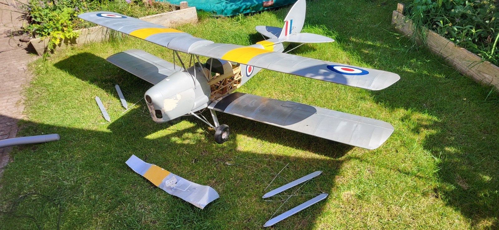 Tiger moth bigscale rc plane 2,25m, Ophalen