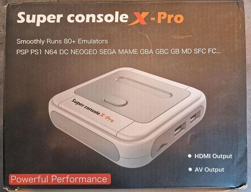 Super Console X-Pro – Retro Console met duizenden games!, Ophalen of Verzenden, Overige merken, Zo goed als nieuw