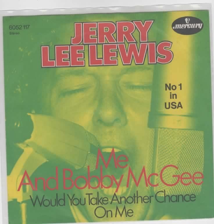 Jerry Lee Lewis- Me and Bobby McGee, Verzenden, 7 inch, Zo goed als nieuw, Pop