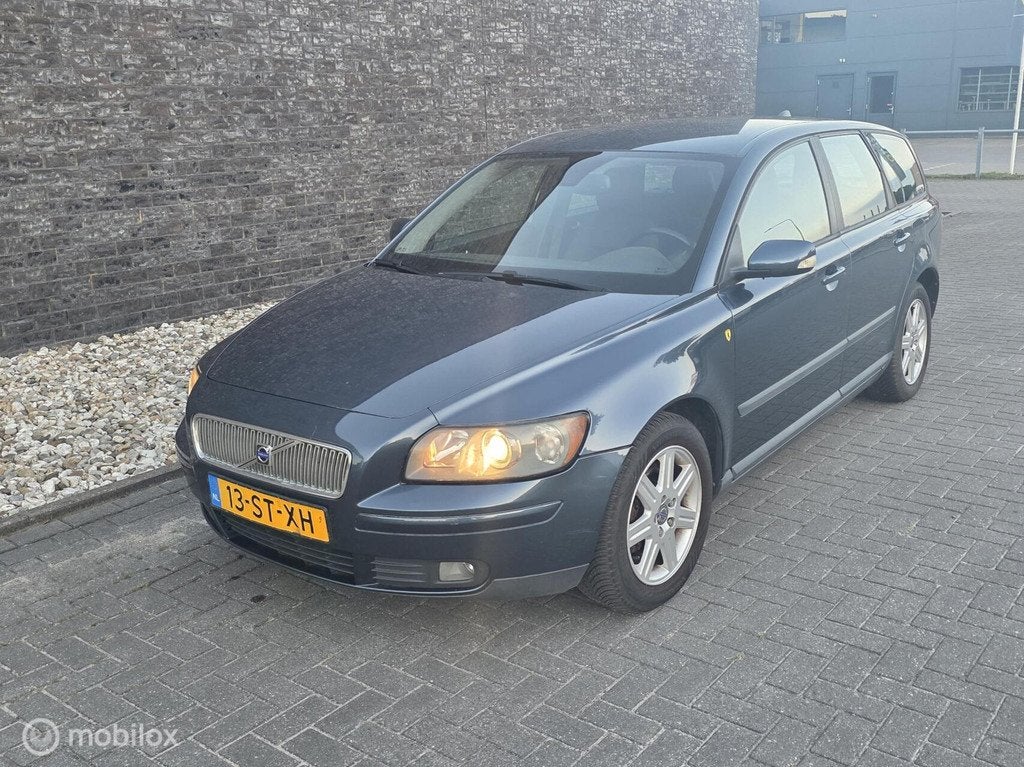Volvo V50 1.8 Edition II Airco- Trekhaak- Nieuwe apk!, Voorwielaandrijving, 125 pk, 4 cilinders, Blauw