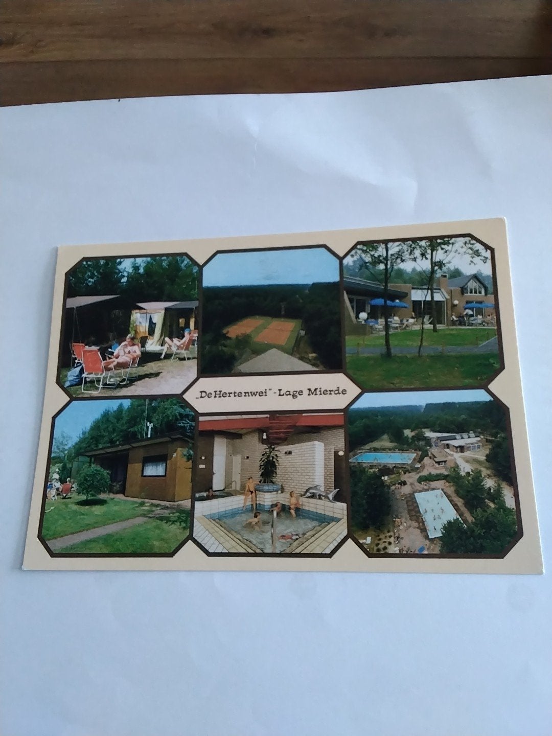 Ansichtkaart Vakantiecentrum De Hertenwei Lage Mierde, Ophalen of Verzenden, 1980 tot heden, Utrecht