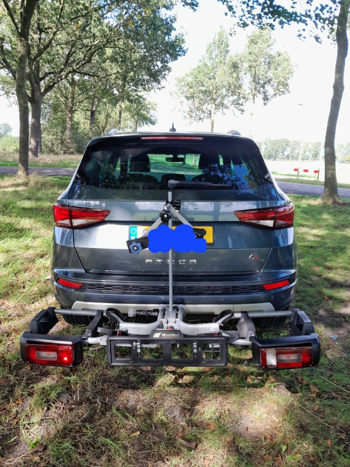 MovaNext Fietsendrager voor 2 elektrischefietsen, Ophalen, Gebruikt, Elektrische fiets, 2 fietsen