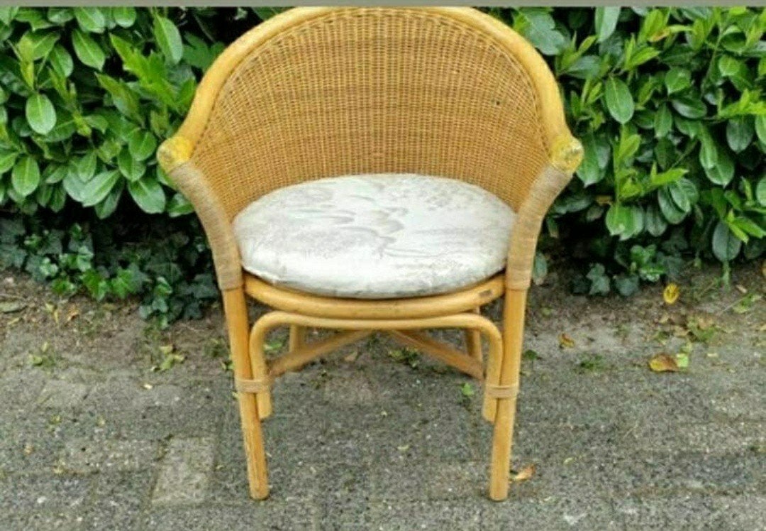 Rotanstoel, Ophalen, Overige kleuren, Riet of Rotan, Zo goed als nieuw