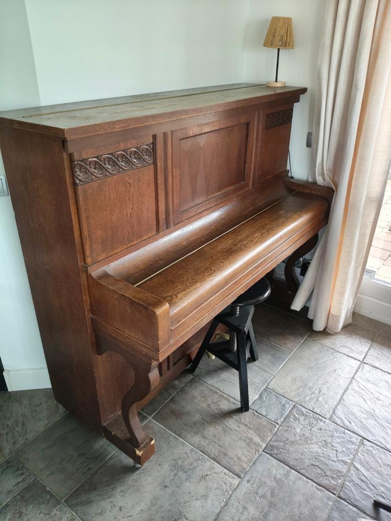 Piano (merk Schimmel), Ophalen, Gebruikt, Bruin, Piano