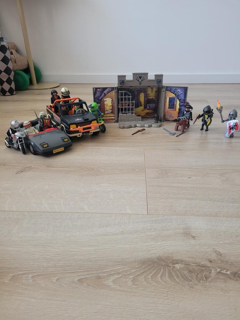 Inbraak set playmobil, Ophalen