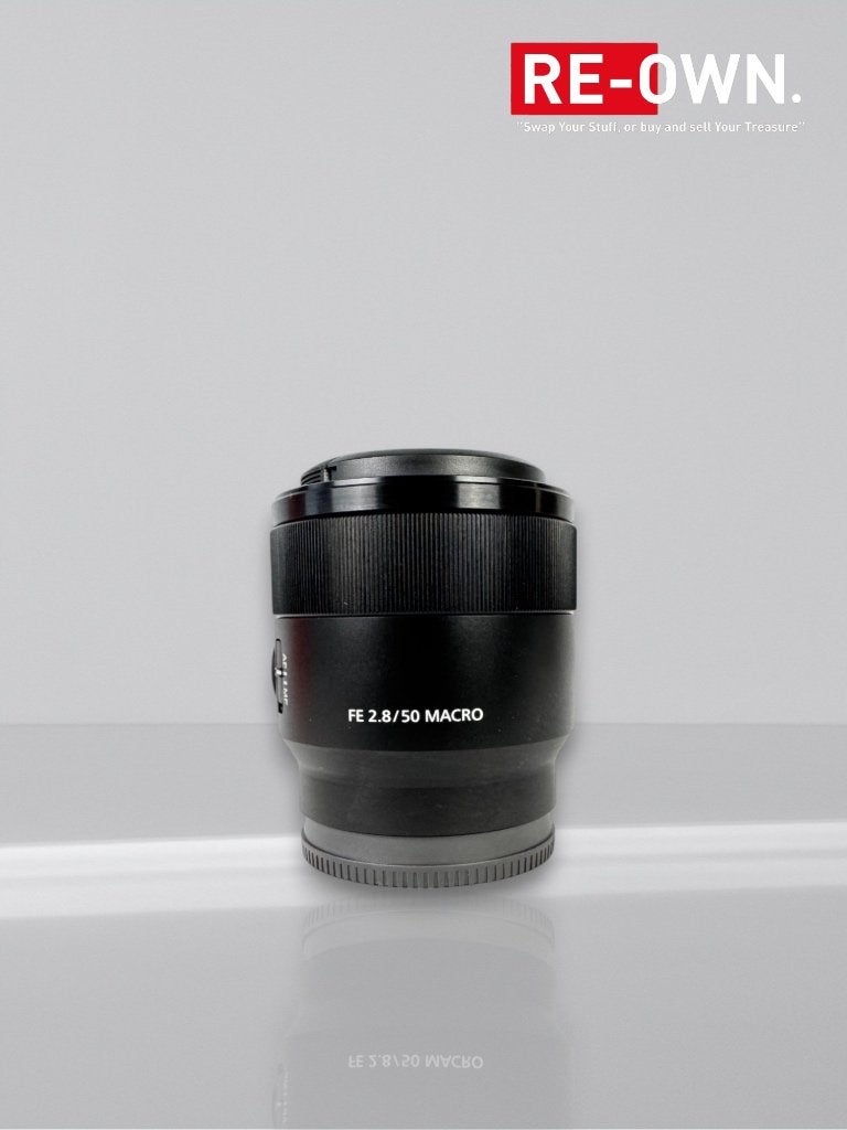 Sony FE 50mm f/2.8 Macro (topstaat + doos + garantie)., ., Ophalen of Verzenden, Zo goed als nieuw, Sony