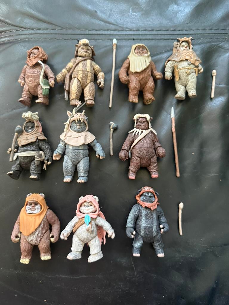 Star wars 10 ewoks, Ophalen of Verzenden, Zo goed als nieuw, Actiefiguurtje
