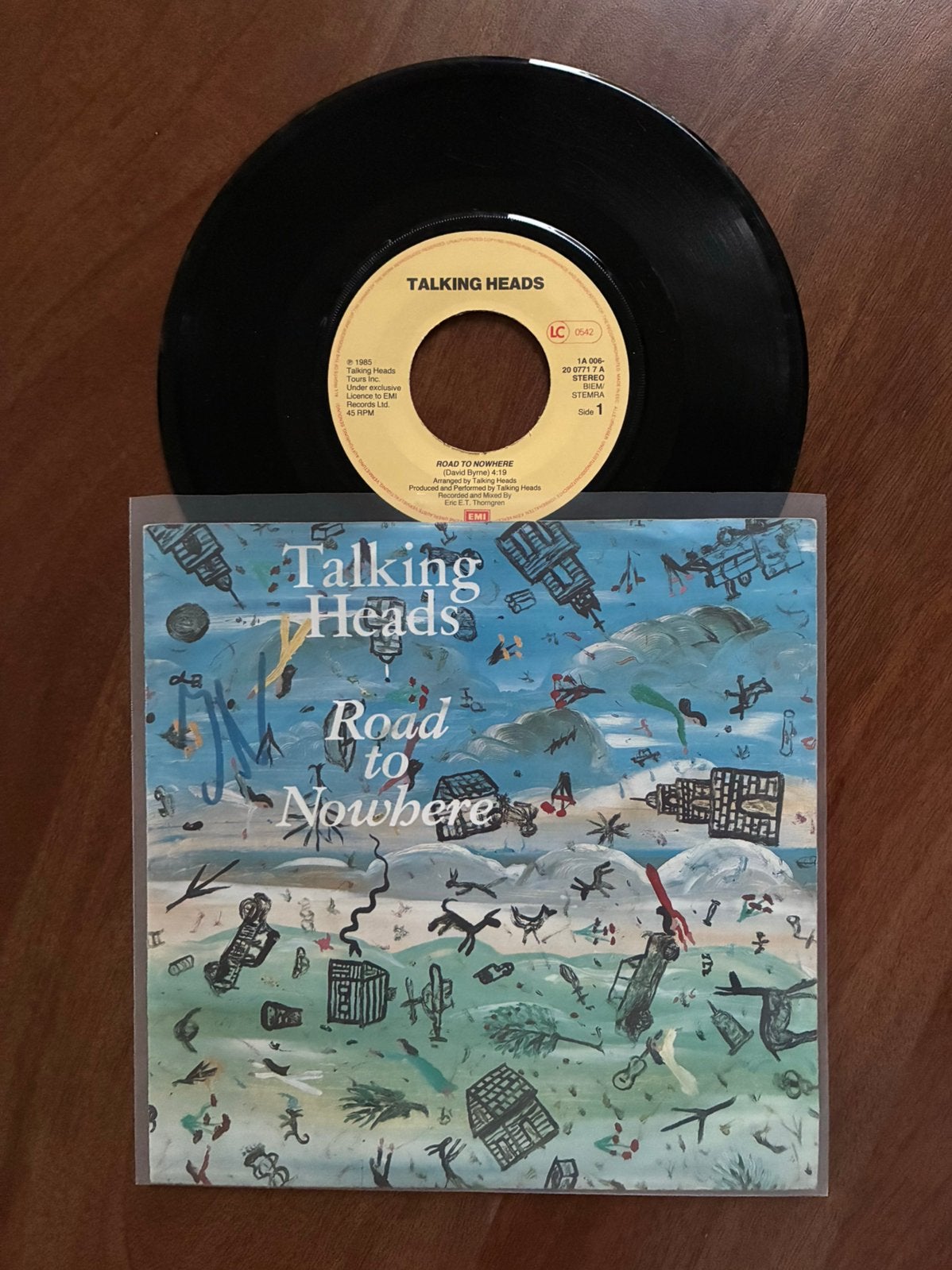 Talking Heads - Road to nowhere, Ophalen of Verzenden, 7 inch