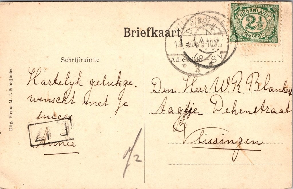Domburg - 12 ansichtkaarten, Verzenden, 1940 tot 1960, Gelopen, Zeeland