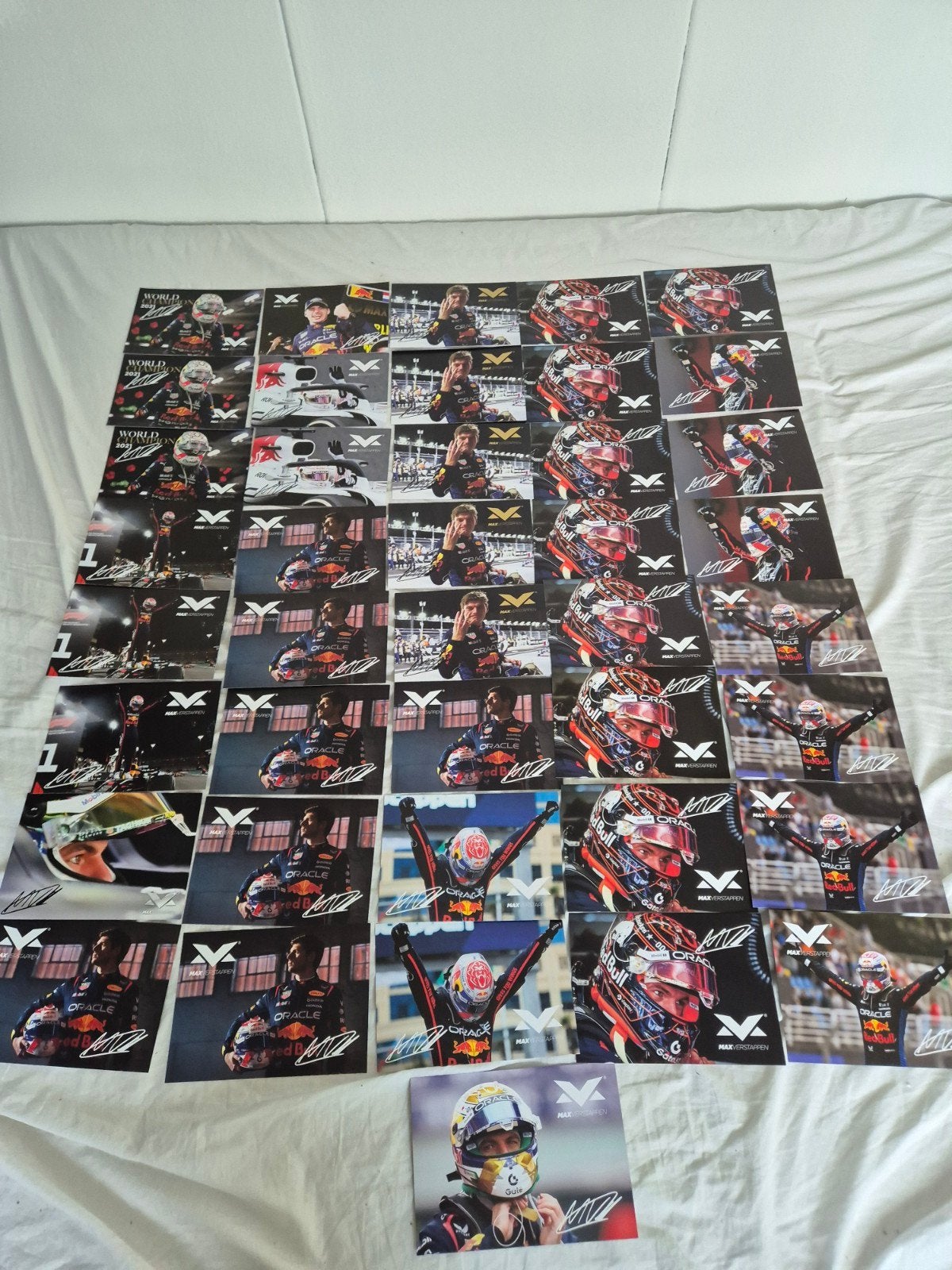 41 x max verstappen fanshop rijders kaarten in 1 koop € 150, Verzamelen, Automerken, Motoren en Formule 1, Ophalen, Nieuw, Formule 1