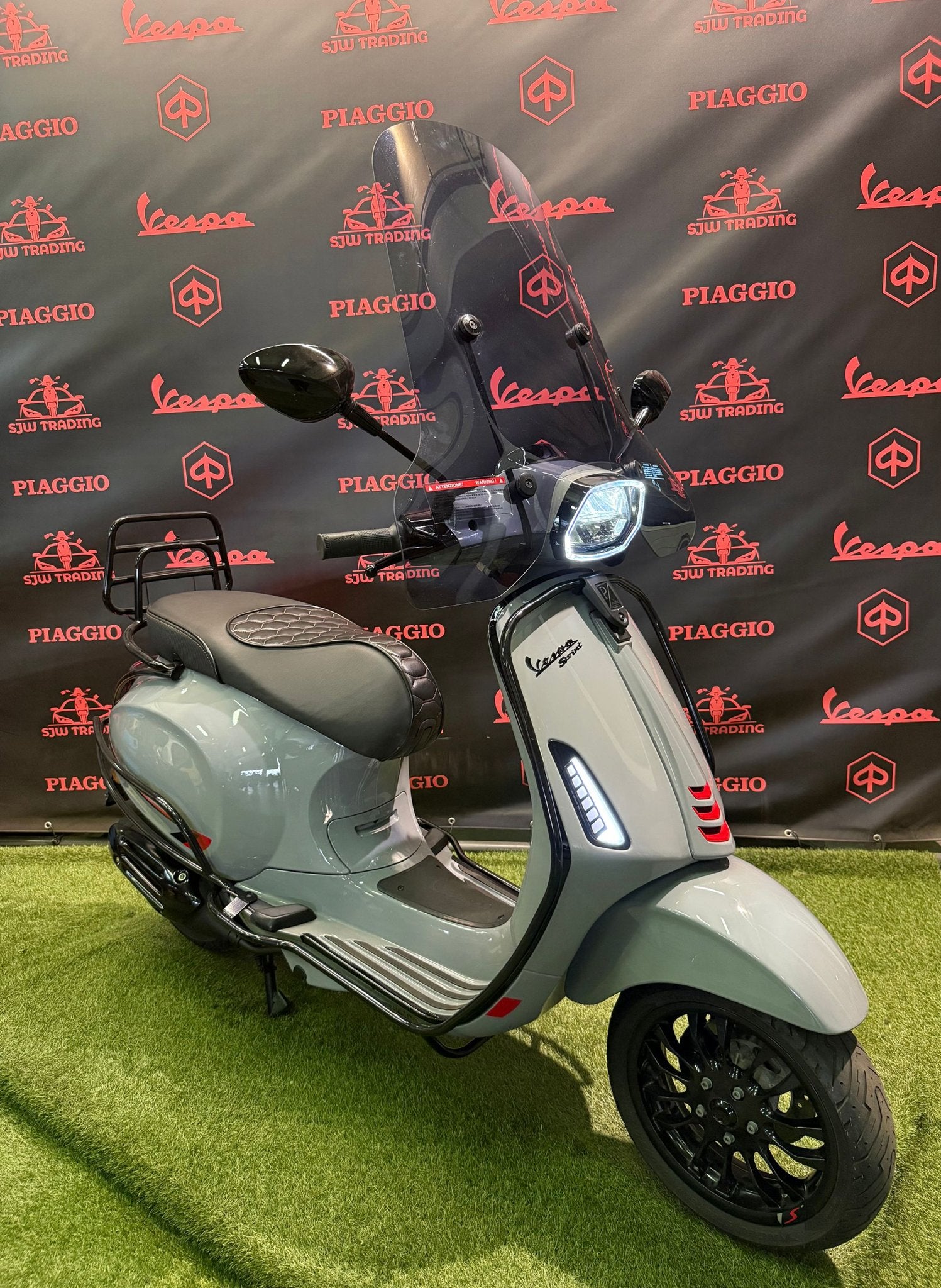 Vespa Sprint 2019 Brom! Nardo Grey / RS Zadel / Garantie!, -, -, Ophalen of Verzenden, -
