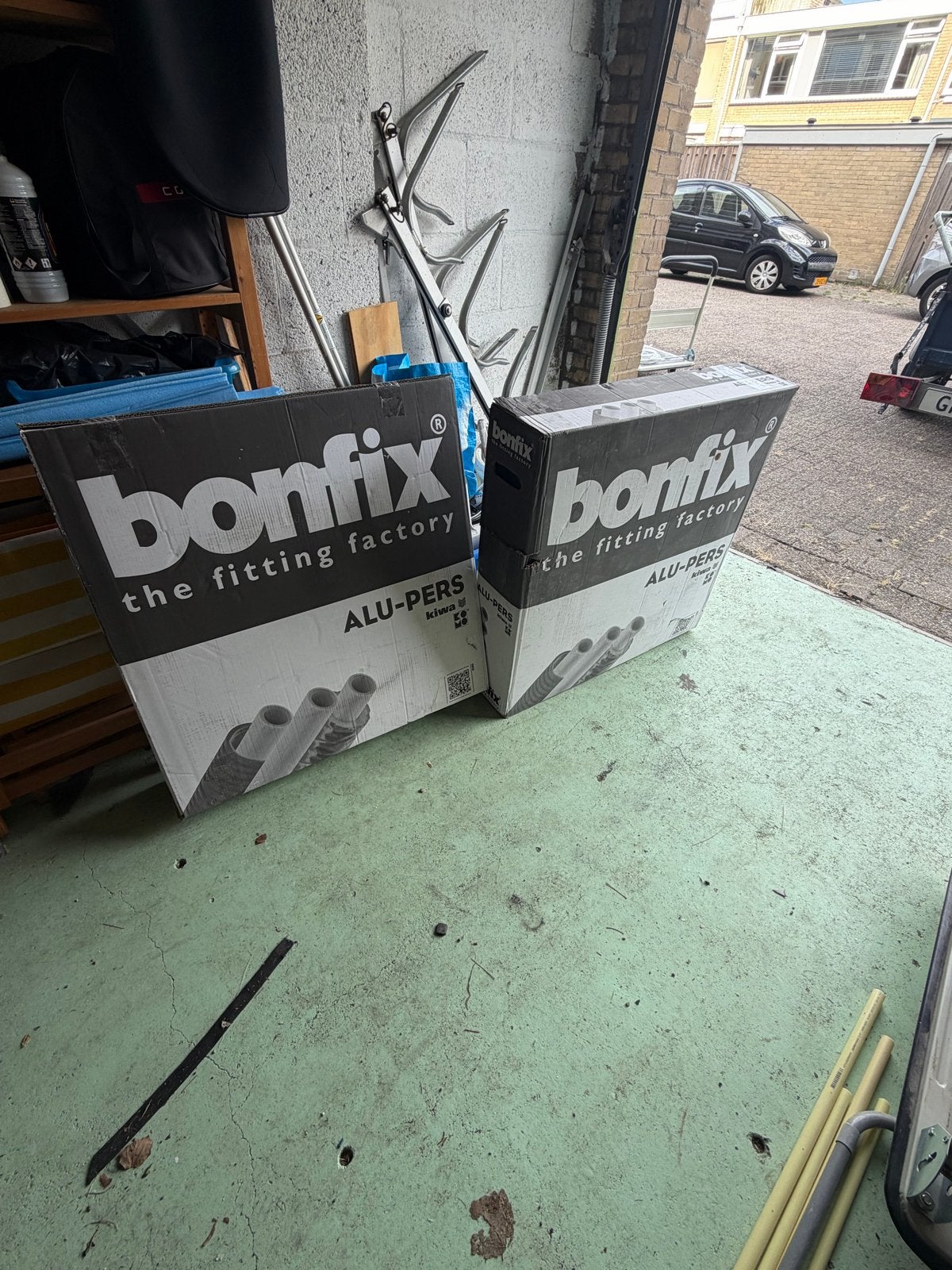 Bonfix ALU-PERS Systeembuis voor water en CV, Ophalen, 6 meter of meer, 20 tot 40 mm, Rechte buis