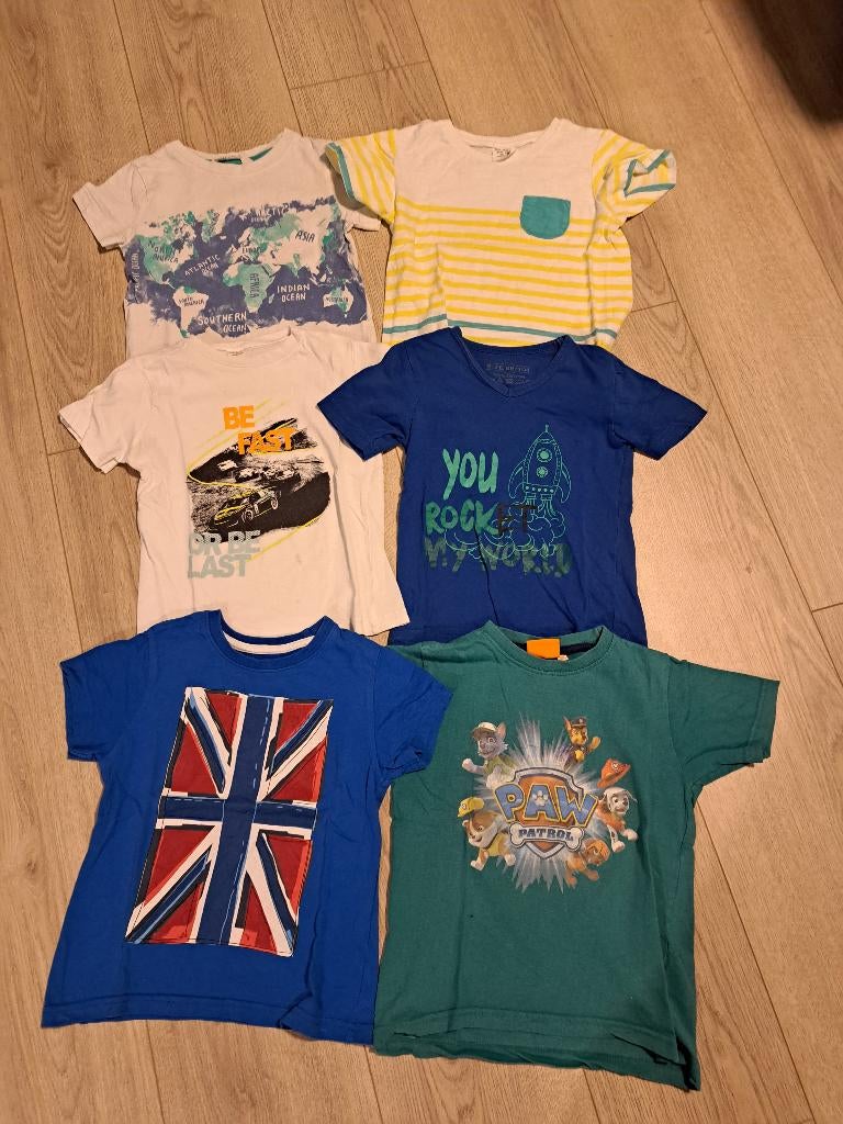 Shirts maat 98 diverse merken korte mouwen (11 stuks), Kinderen en Baby's, Ophalen of Verzenden, Gebruikt, Jongen, Shirt of Longsleeve
