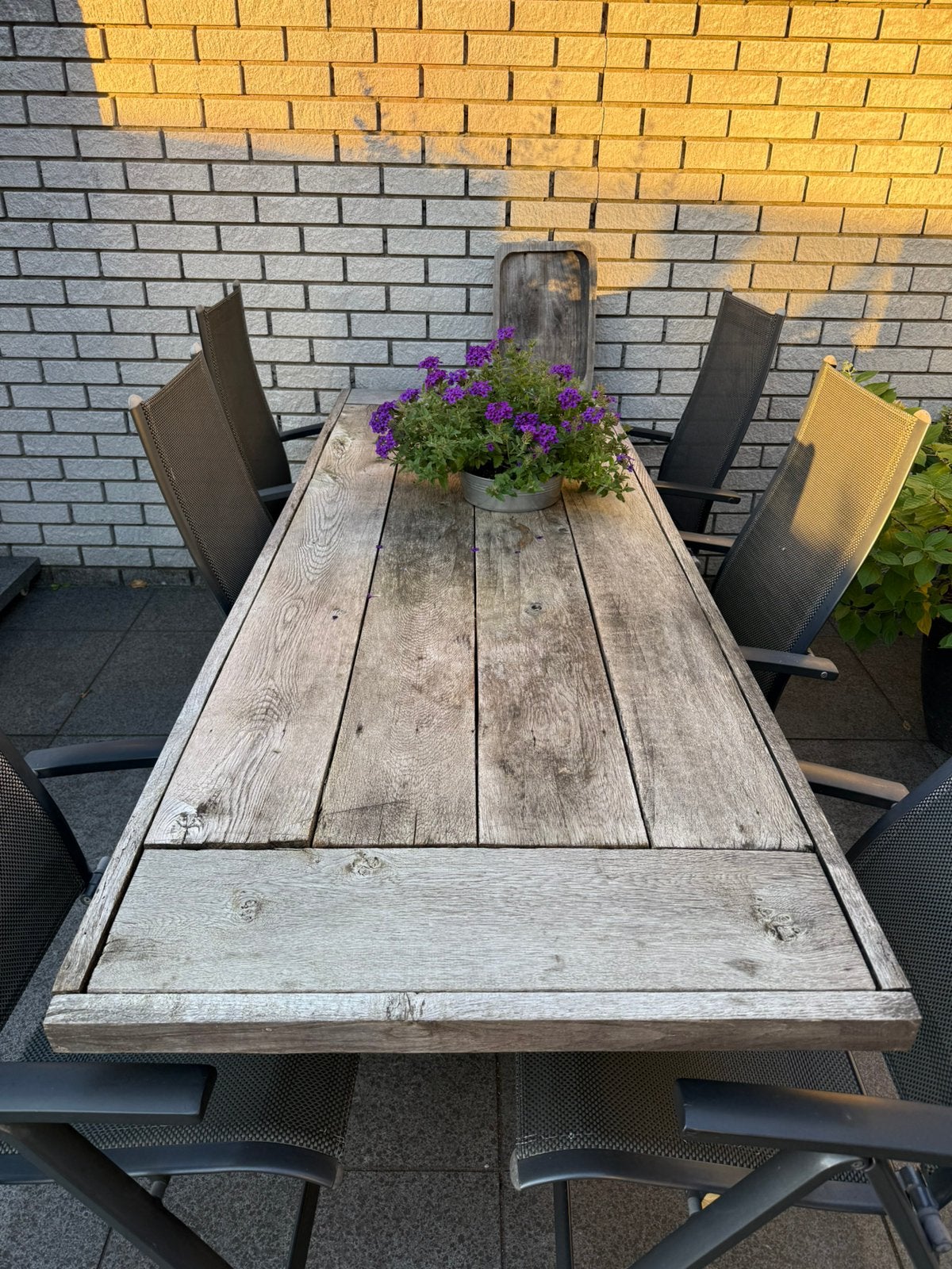 Oud eiken tafel, Ophalen, Gebruikt, Rechthoekig, Hout