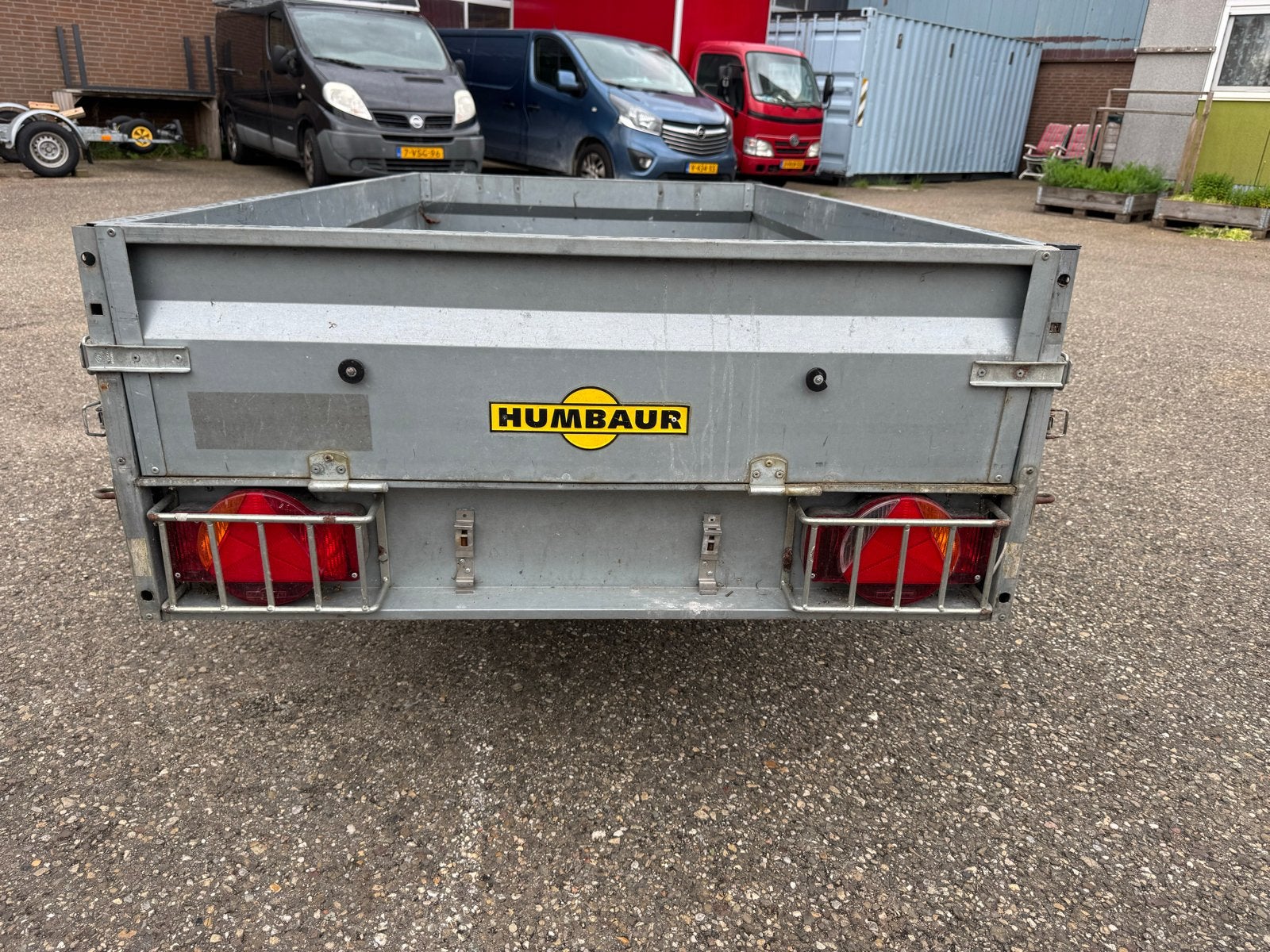Humbaur aanhangwagen met handige opbergfunctie, Auto diversen, Aanhangers en Bagagewagens, Ophalen, Gebruikt