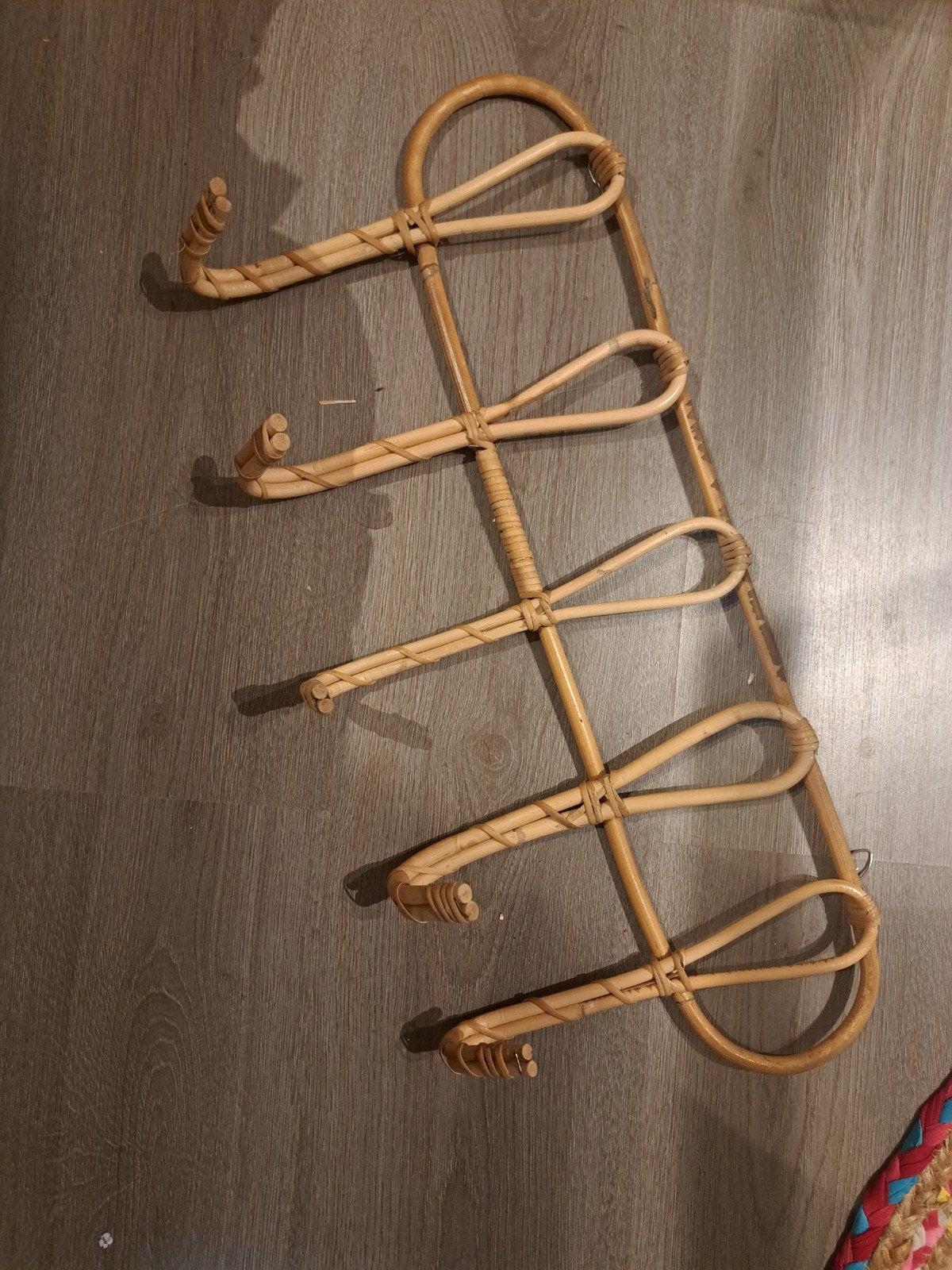 Rotan wandkapstok, Overige materialen, Gebruikt, Minder dan 100 cm, Ophalen