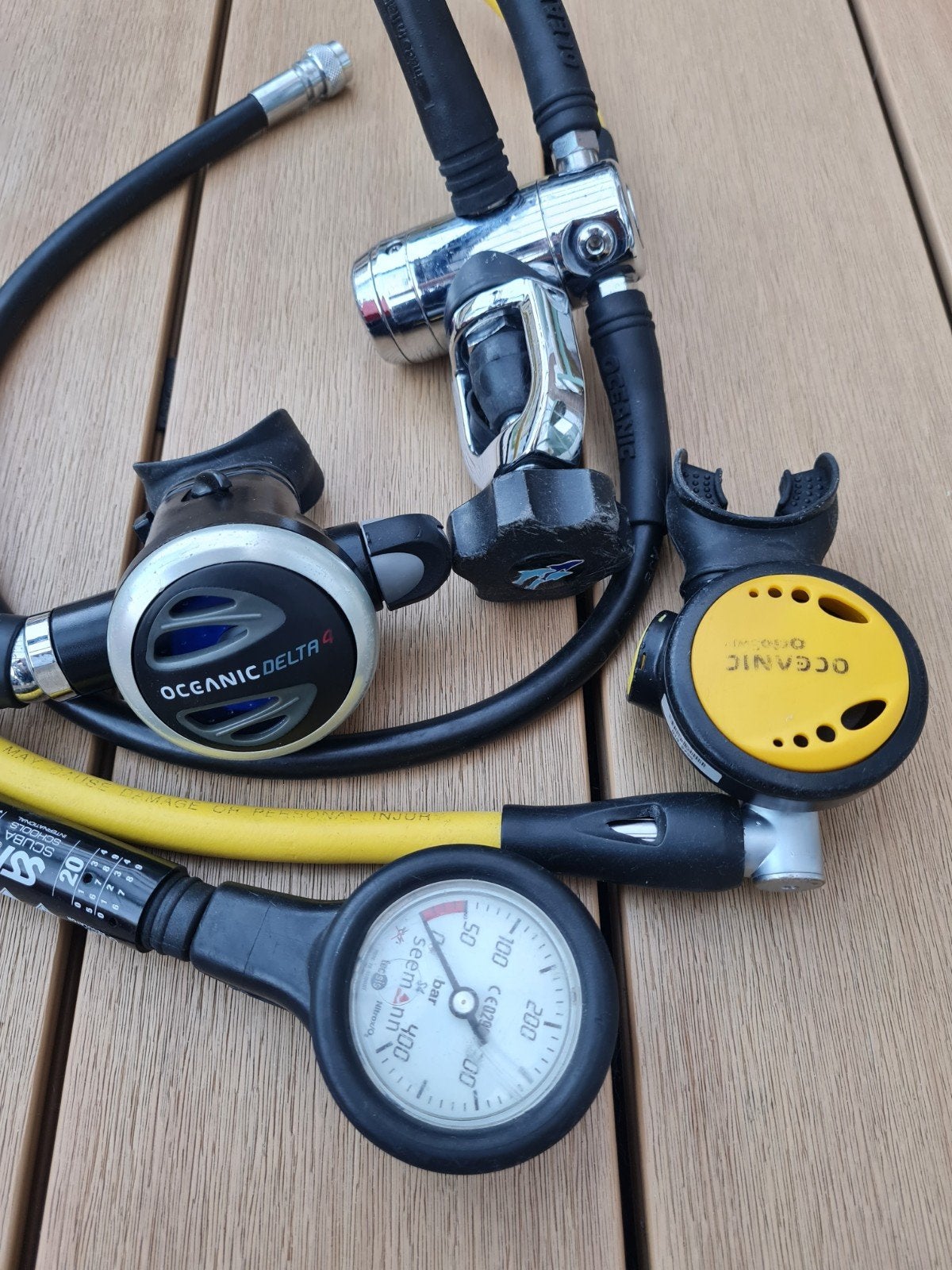 Oceanic regulator set - Geserviced, Ophalen of Verzenden, Gebruikt, Overige typen