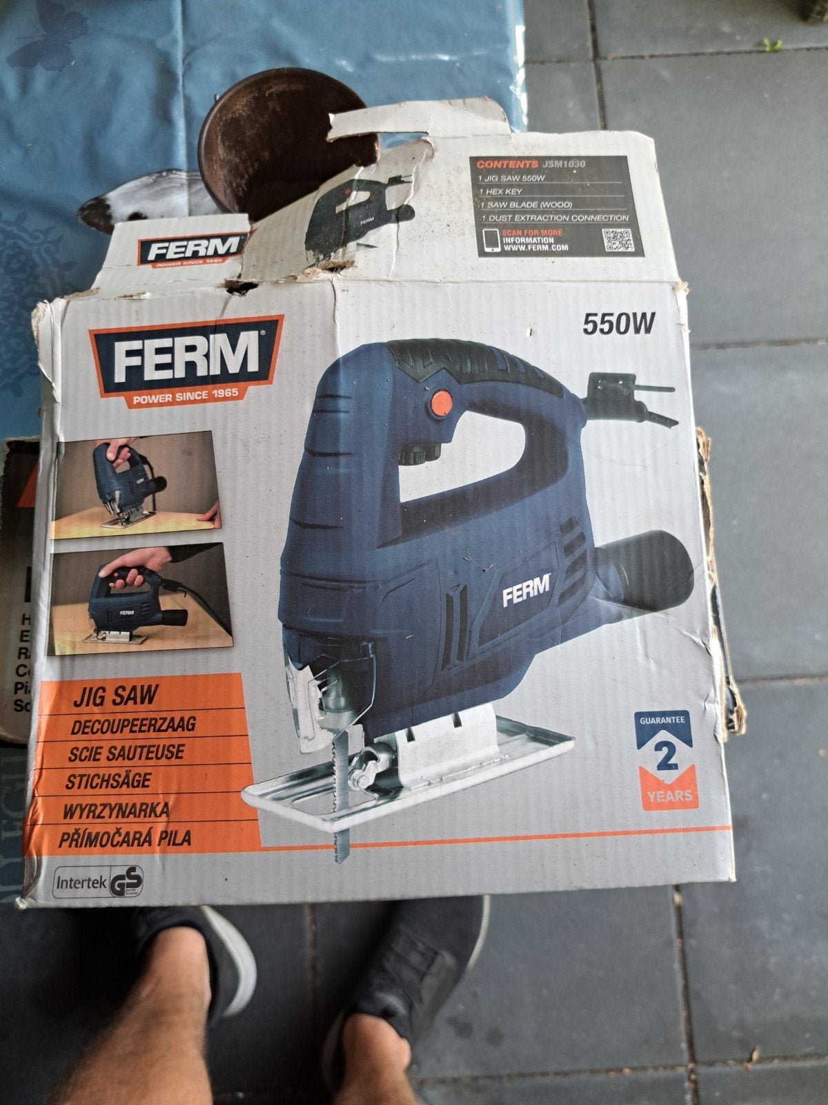 Ferm Decoupeerzaag JSM1030 - 550W, Decoupeerzaag, Nieuw, 600 tot 1200 watt, Ophalen of Verzenden