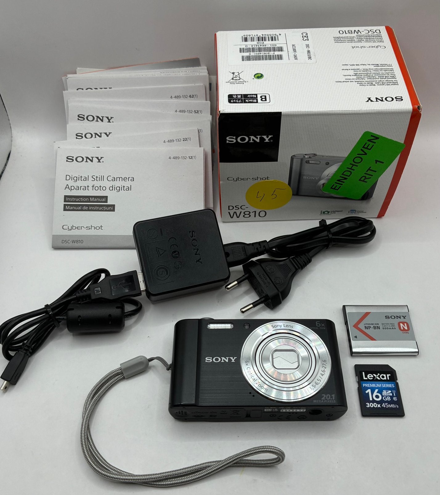 Sony Cyber-shot DSC-W810 - compact camera, Ophalen of Verzenden, Zo goed als nieuw, Sony, 8 keer of meer