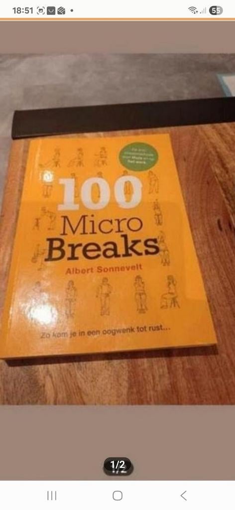 100 Micro Breaks - Albert Sonnevelt, Ophalen of Verzenden